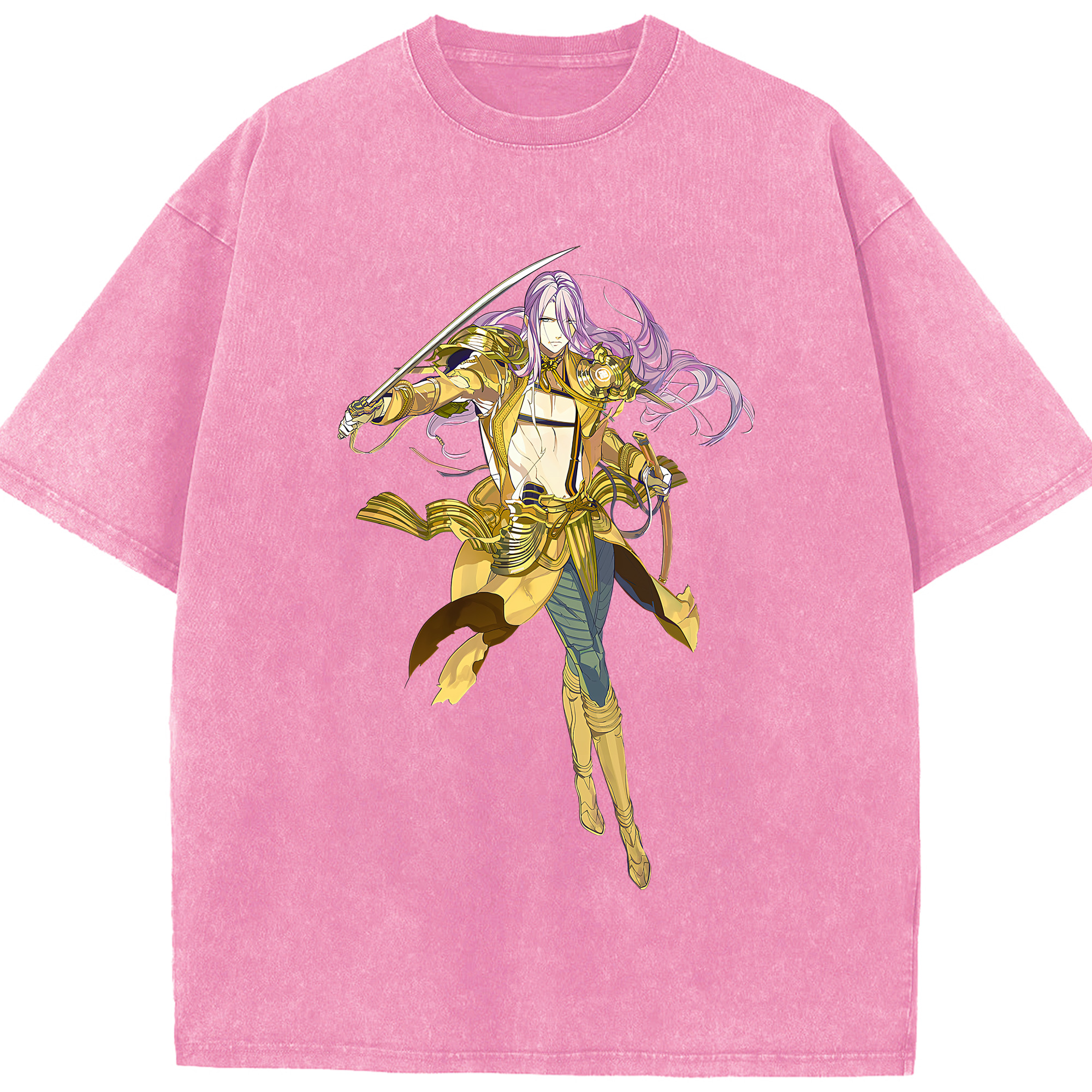 （画像用） 刀剣乱舞 Touken Ranbu 綿100% ヴィンテージ風 半袖Tシャツ（フロントプリント）